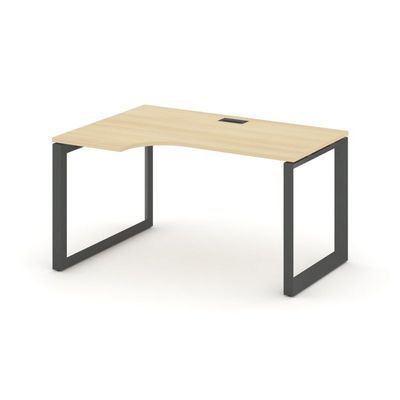 Style Project Next SN-59O.SPA-022(L) (Акация лорка/Антрацит металл) Стол рабочий эргономичный, левый