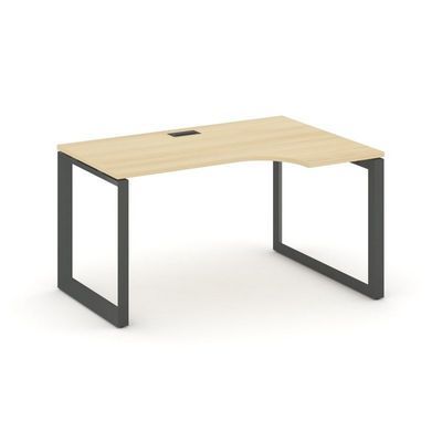 Style Project Next SN-59O.SPA-022(R) (Акация лорка/Антрацит металл) Стол рабочий эргономичный, правый