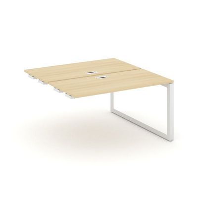 Style Project Next SN-59O.DPRS-014 (Акация лорка/Белый металл) Стол приставка к опорным элементам