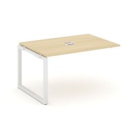 Style Project Next SN-59O.NSPRG-001 (Акация лорка/Белый металл) Проходной наборный элемент переговорного стола