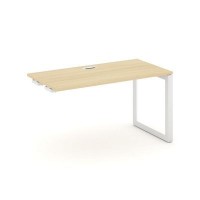 Style Project Next SN-59O.OPRS-003 (Акация лорка/Белый металл) Стол приставка к опорным элементам