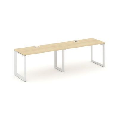 Style Project Next SN-59O.ORS-002 (Акация лорка/Белый металл) Рабочая станция односторонняя