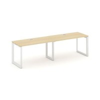 Style Project Next SN-59O.ORS-021 (Акация лорка/Белый металл) Рабочая станция односторонняя