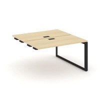 Style Project Next SN-59O.DPRS-004 (Акация лорка/Черный металл) Стол приставка к опорным элементам