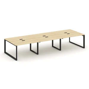 SN-59O.DRS-084 (Акация лорка/Черный металл) Рабочая станция двухсторонняя