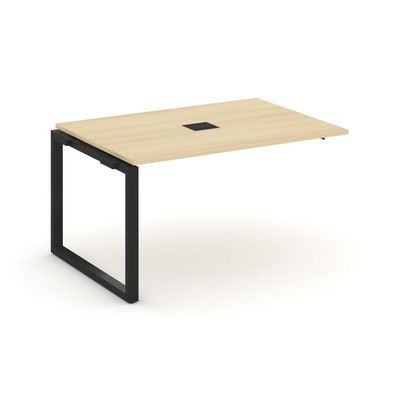 Style Project Next SN-59O.NSPRG-002 (Акация лорка/Черный металл) Проходной наборный элемент переговорного стола