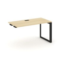 Style Project Next SN-59O.OPRS-014 (Акация лорка/Черный металл) Стол приставка к опорным элементам