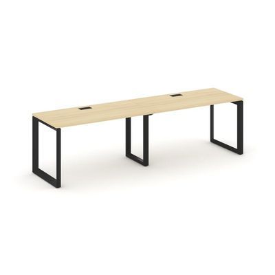 Style Project Next SN-59O.ORS-023 (Акация лорка/Черный металл) Рабочая станция односторонняя