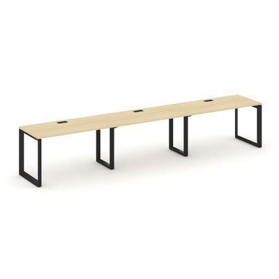 Style Project Next SN-59O.ORS-032 (Акация лорка/Черный металл) Рабочая станция односторонняя