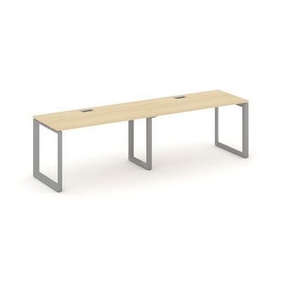 Style Project Next SN-59O.ORS-003 (Акация лорка/Серый металл) Рабочая станция односторонняя
