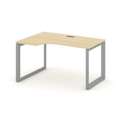 Style Project Next SN-59O.SPA-001(L) (Акация лорка/Серый металл) Стол рабочий эргономичный, левый