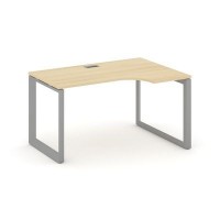 Style Project Next SN-59O.SPA-001(R) (Акация лорка/Серый металл) Стол рабочий эргономичный, правый