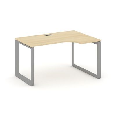 Style Project Next SN-59O.SPA-022(R) (Акация лорка/Серый металл) Стол рабочий эргономичный, правый