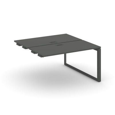 Style Project Next SN-59O.DPRS-004 (Антрацит/Антрацит металл) Стол приставка к опорным элементам