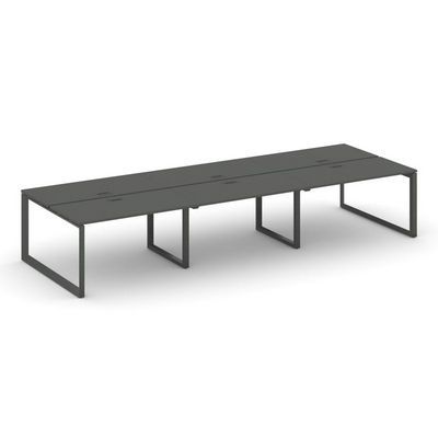 Style Project Next SN-59O.DRS-064 (Антрацит/Антрацит металл) Рабочая станция двухсторонняя