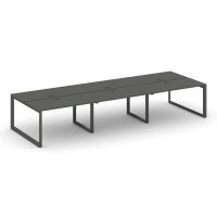 Style Project Next SN-59O.DRS-072 (Антрацит/Антрацит металл) Рабочая станция двухсторонняя