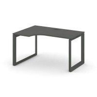 Style Project Next SN-59O.SPA-001(L) (Антрацит/Антрацит металл) Стол рабочий эргономичный, левый