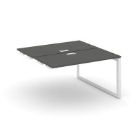 Style Project Next SN-59O.DPRS-013 (Антрацит/Белый металл) Стол приставка к опорным элементам