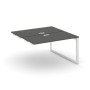 Style Project Next SN-59O.DPRS-013 (Антрацит/Белый металл) Стол приставка к опорным элементам