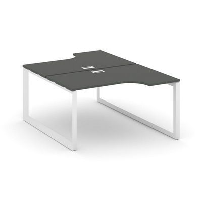 Style Project Next SN-59O.DRPA-022 (Антрацит/Белый металл) Рабочая станция эргономичная