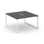 Style Project Next SN-59O.DRS-004 (Антрацит/Белый металл) Рабочая станция двухсторонняя