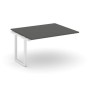 Style Project Next SN-59O.NSPRG-034.3 (Антрацит/Белый металл) Проходной наборный элемент переговорного стола