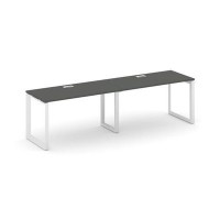 Style Project Next SN-59O.ORS-002 (Антрацит/Белый металл) Рабочая станция односторонняя
