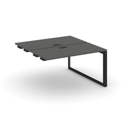 Style Project Next SN-59O.DPRS-001 (Антрацит/Черный металл) Стол приставка к опорным элементам