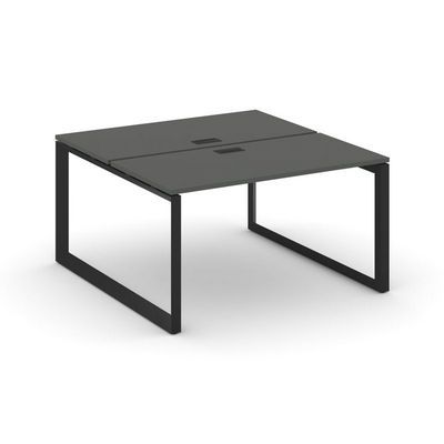 Style Project Next SN-59O.DRS-024 (Антрацит/Черный металл) Рабочая станция двухсторонняя