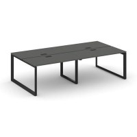 Style Project Next SN-59O.DRS-033 (Антрацит/Черный металл) Рабочая станция двухсторонняя