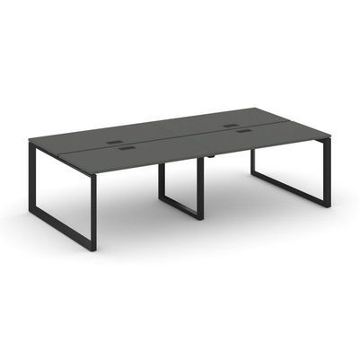 Style Project Next SN-59O.DRS-052 (Антрацит/Черный металл) Рабочая станция двухсторонняя