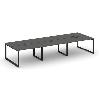 Style Project Next SN-59O.DRS-064 (Антрацит/Черный металл) Рабочая станция двухсторонняя