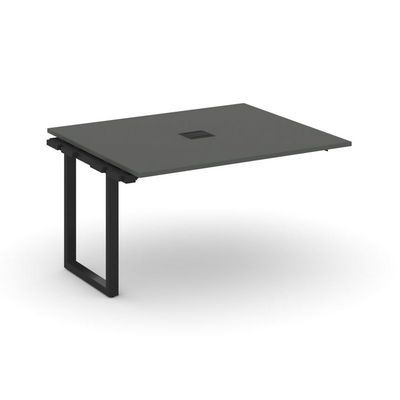 Style Project Next SN-59O.NSPRG-032 (Антрацит/Черный металл) Проходной наборный элемент переговорного стола