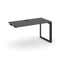 Style Project Next SN-59O.OPRS-003 (Антрацит/Черный металл) Стол приставка к опорным элементам