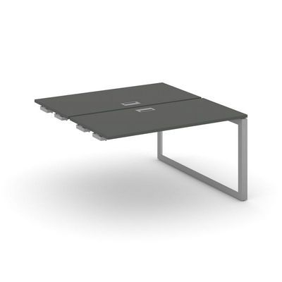 Style Project Next SN-59O.DPRS-014 (Антрацит/Серый металл) Стол приставка к опорным элементам