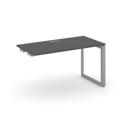 Style Project Next SN-59O.OPRS-001 (Антрацит/Серый металл) Стол приставка к опорным элементам