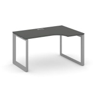 Style Project Next SN-59O.SPA-001(R) (Антрацит/Серый металл) Стол рабочий эргономичный, правый