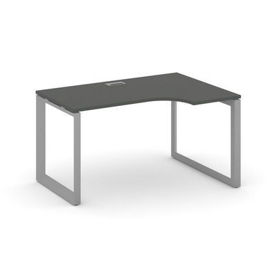 Style Project Next SN-59O.SPA-021(R) (Антрацит/Серый металл) Стол рабочий эргономичный, правый