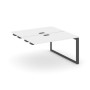 Style Project Next SN-59O.DPRS-022 (Белый/Антрацит металл) Стол приставка к опорным элементам