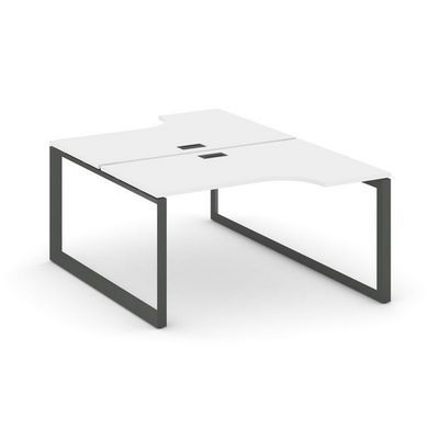 Style Project Next SN-59O.DRPA-001 (Белый/Антрацит металл) Рабочая станция эргономичная