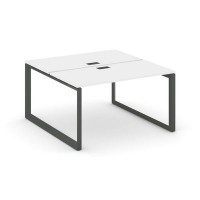 Style Project Next SN-59O.DRS-002 (Белый/Антрацит металл) Рабочая станция двухсторонняя