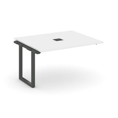 Style Project Next SN-59O.NSPRG-033 (Белый/Антрацит металл) Проходной наборный элемент переговорного стола