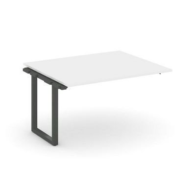 Style Project Next SN-59O.NSPRG-034.3 (Белый/Антрацит металл) Проходной наборный элемент переговорного стола