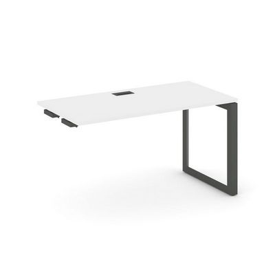 Style Project Next SN-59O.OPRS-013 (Белый/Антрацит металл) Стол приставка к опорным элементам