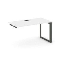 Style Project Next SN-59O.OPRS-021 (Белый/Антрацит металл) Стол приставка к опорным элементам