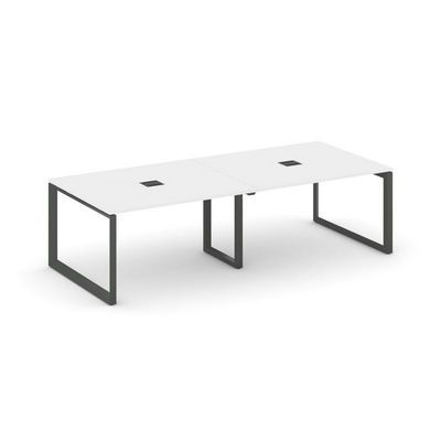 Style Project Next SN-59O.SPRG-044 (Белый/Антрацит металл) Стол переговорный