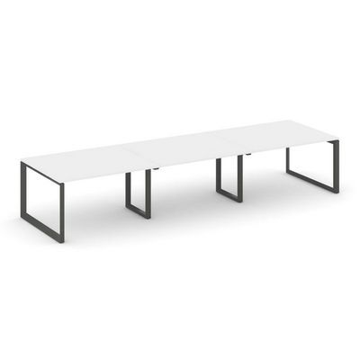 Style Project Next SN-59O.SPRG-052.3 (Белый/Антрацит металл) Стол переговорный