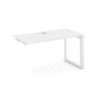 Style Project Next SN-59O.OPRS-013 (Белый/Белый металл) Стол приставка к опорным элементам