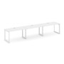 Style Project Next SN-59O.ORS-042 (Белый/Белый металл) Рабочая станция односторонняя