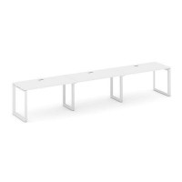 Style Project Next SN-59O.ORS-043 (Белый/Белый металл) Рабочая станция односторонняя